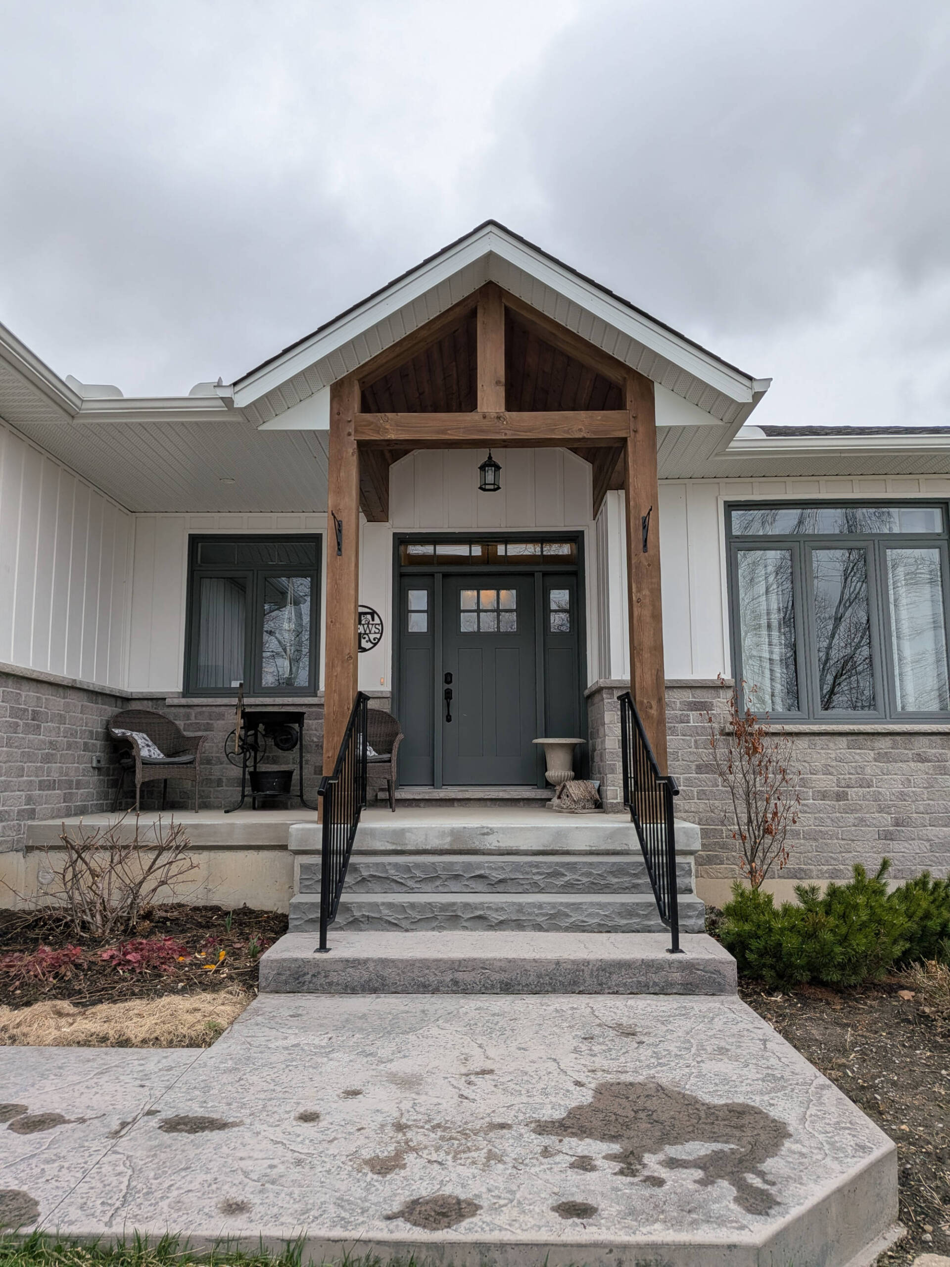 The Gable Porch Entrance